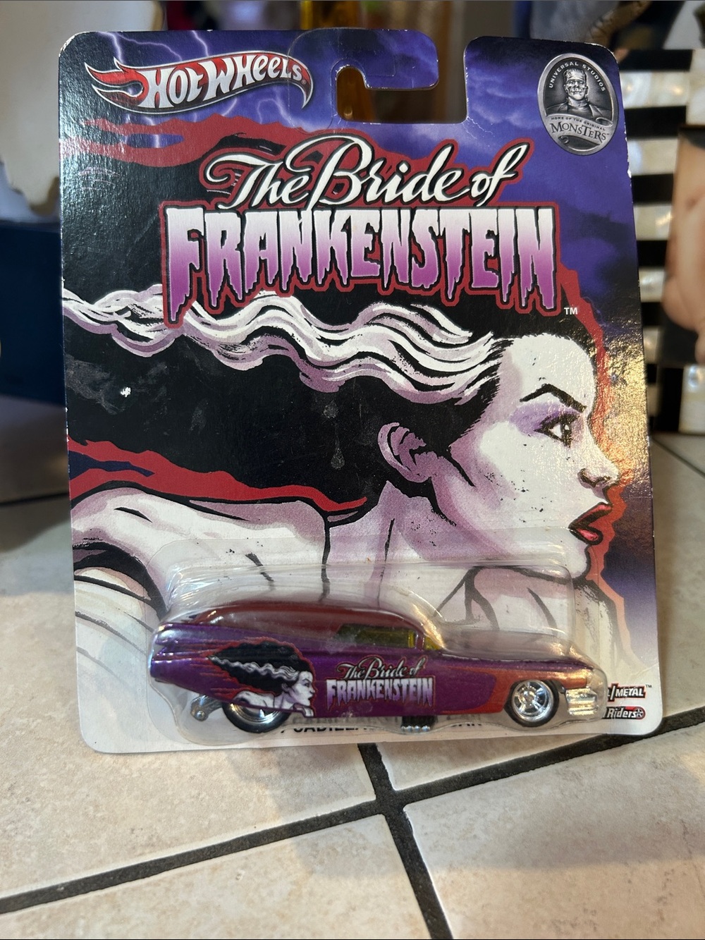 Collectible Hot Wheels '59 Cadillac Funny Car – The Bride of Frankenstein